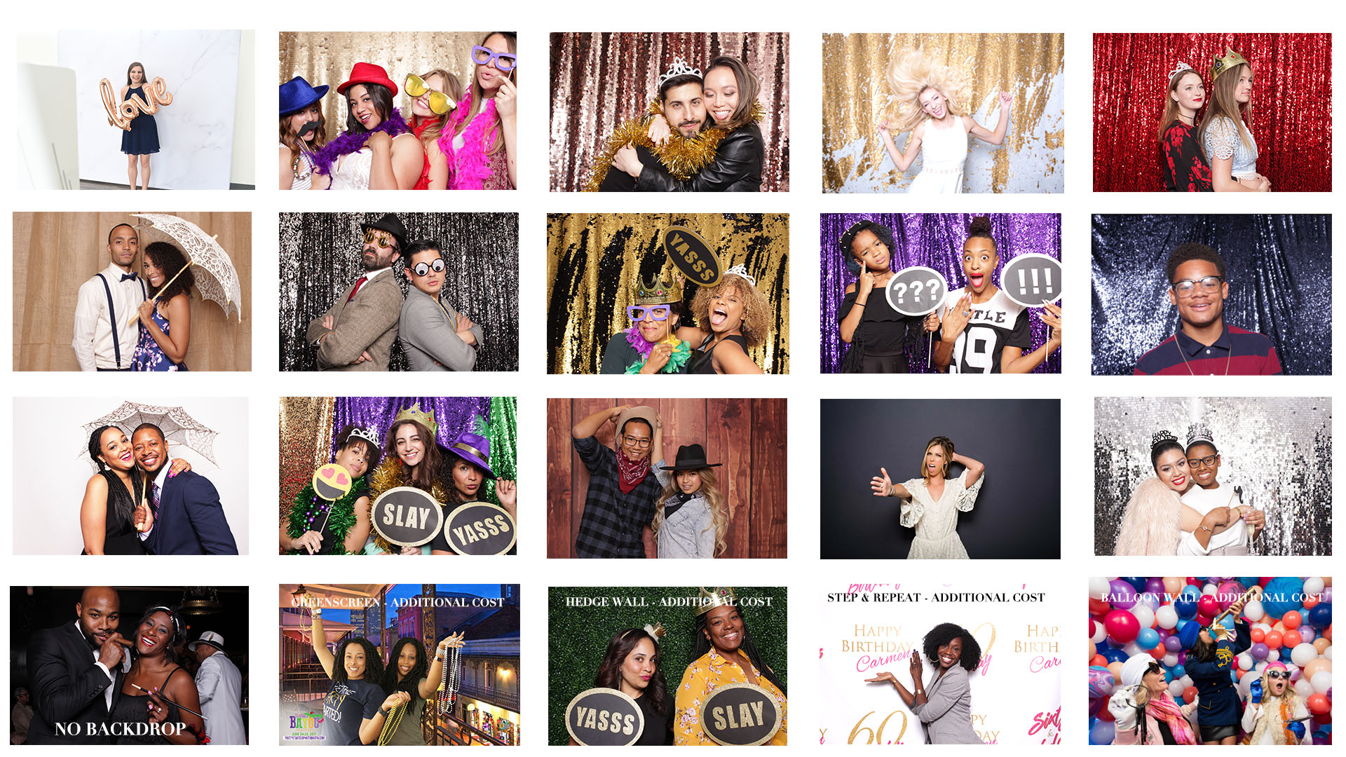 PARTY STARTER PHOTO BOOTH BACKDROPS